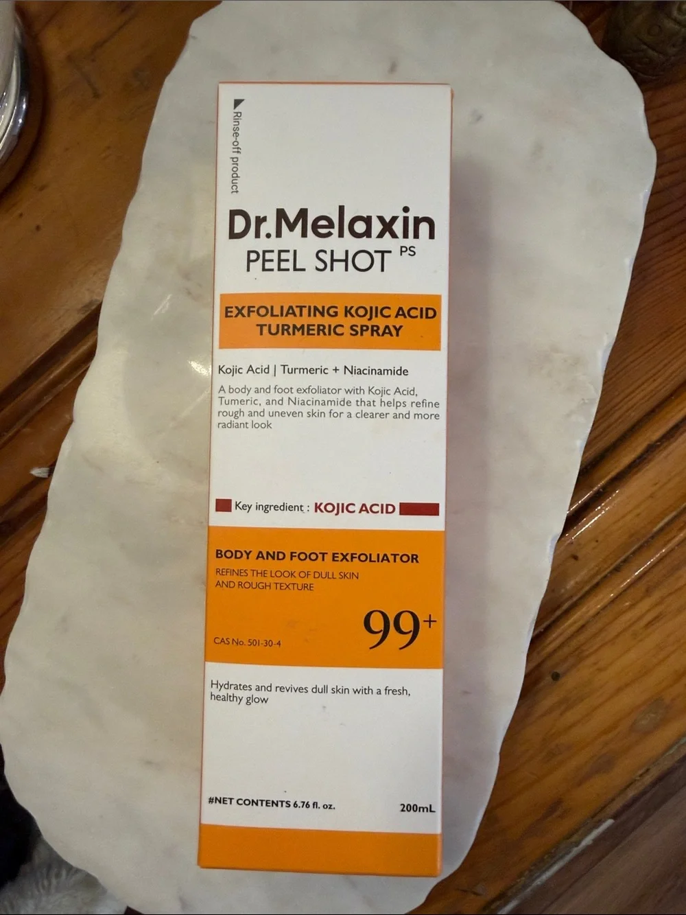 Peel Shot Exfoliating Kojic Acid Turmeric Spray - Orange